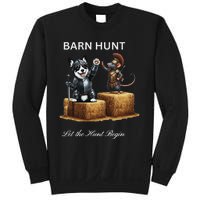 Barn Hunt Lover Warrior Rat And A Black & White Corgi Sweatshirt