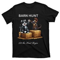 Barn Hunt Lover Warrior Rat And A Black & White Corgi T-Shirt