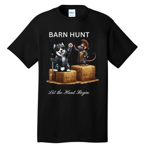 Barn Hunt Lover Warrior Rat And A Black & White Corgi Tall T-Shirt