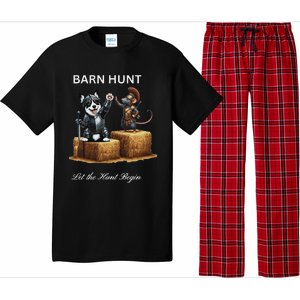 Barn Hunt Lover Warrior Rat And A Black & White Corgi Pajama Set