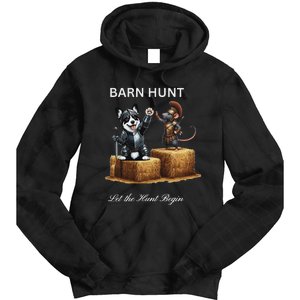 Barn Hunt Lover Warrior Rat And A Black & White Corgi Tie Dye Hoodie