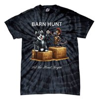 Barn Hunt Lover Warrior Rat And A Black & White Corgi Tie-Dye T-Shirt