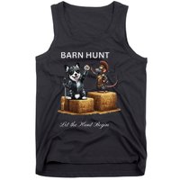 Barn Hunt Lover Warrior Rat And A Black & White Corgi Tank Top