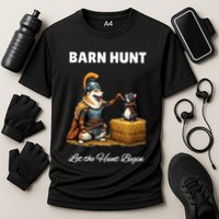 Barn Hunt Lover Warrior Rat And Icelandic Sheepdog Cooling Performance Crew T-Shirt