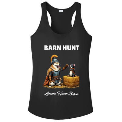 Barn Hunt Lover Warrior Rat And Icelandic Sheepdog Ladies PosiCharge Competitor Racerback Tank