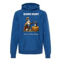 Barn Hunt Lover Warrior Rat And Icelandic Sheepdog Premium Hoodie