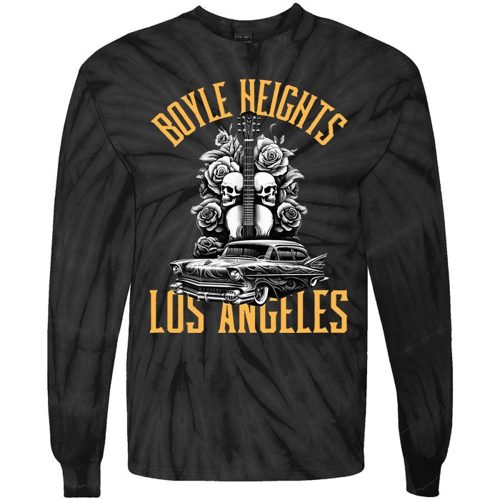 Boyle Heights Los Angeles Tie-Dye Long Sleeve Shirt