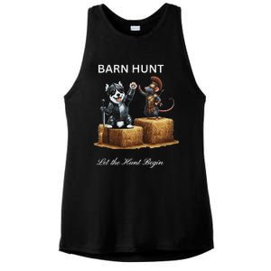 Barn Hunt Lover Ladies PosiCharge Tri-Blend Wicking Tank