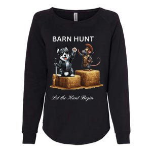 Barn Hunt Lover Womens California Wash Sweatshirt