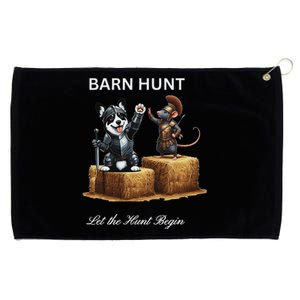 Barn Hunt Lover Grommeted Golf Towel