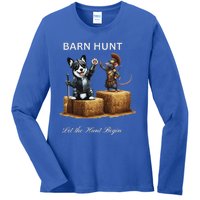 Barn Hunt Lover Ladies Long Sleeve Shirt