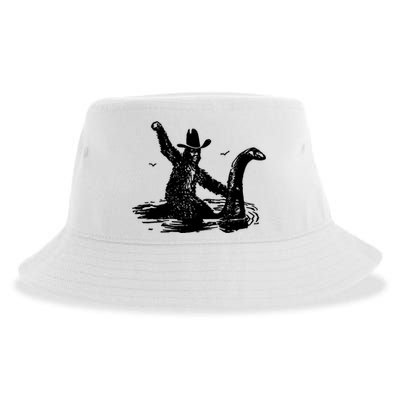 Bigfoot Hilarious Loch Ness Monster Sustainable Bucket Hat