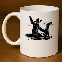 Bigfoot Hilarious Loch Ness Monster 11oz C Handle Ceramic Mug