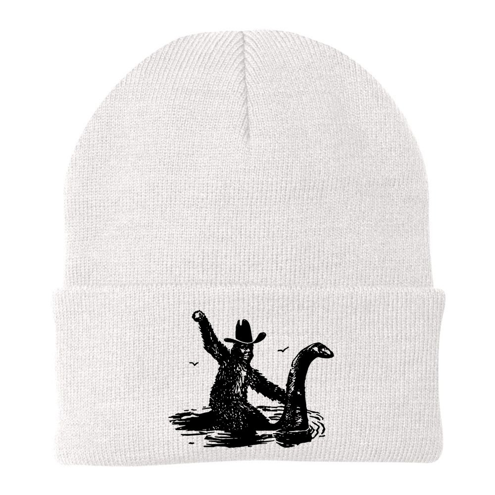Bigfoot Hilarious Loch Ness Monster Beanie