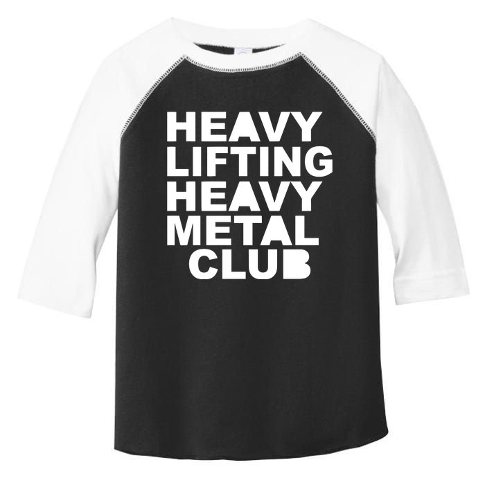 Bambambaklava Heavy Lifting Heavy Metal Club Toddler Fine Jersey T-Shirt