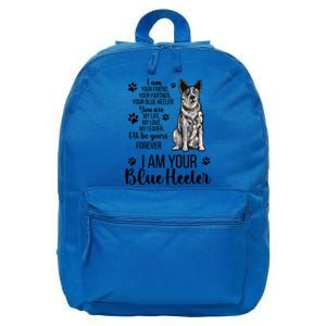 Blue Heeler Lover Blue Heeler Owner Blue Heeler Mom Gift 16 in Basic Backpack