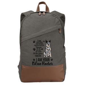 Blue Heeler Lover Blue Heeler Owner Blue Heeler Mom Gift Cotton Canvas Backpack