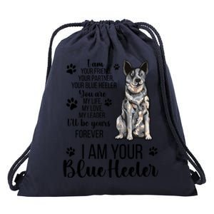 Blue Heeler Lover Blue Heeler Owner Blue Heeler Mom Gift Drawstring Bag