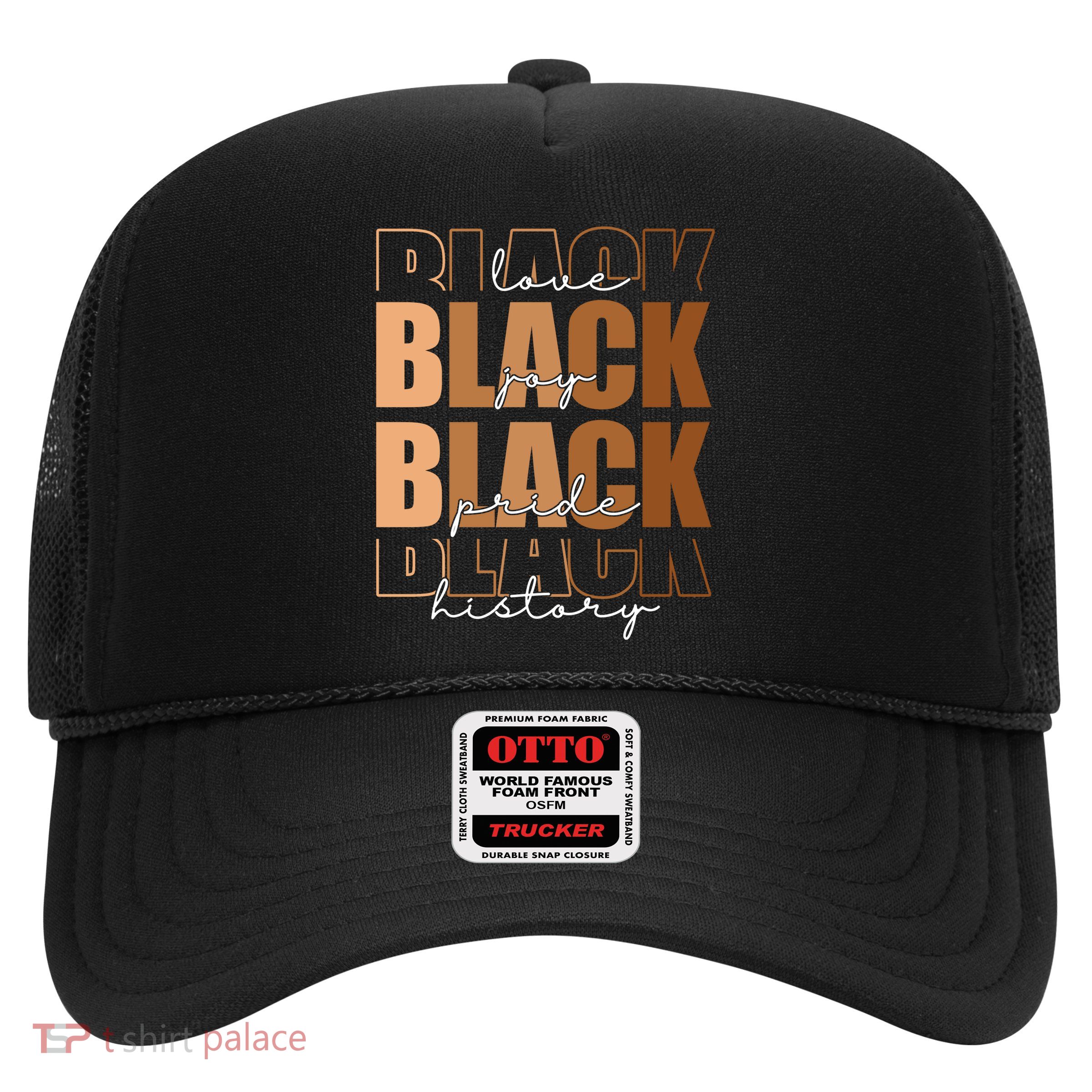 Black History Love Pride Month Melanin Trucker Hat