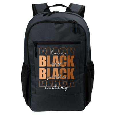 Black History Love Pride Month Melanin Daily Commute Backpack