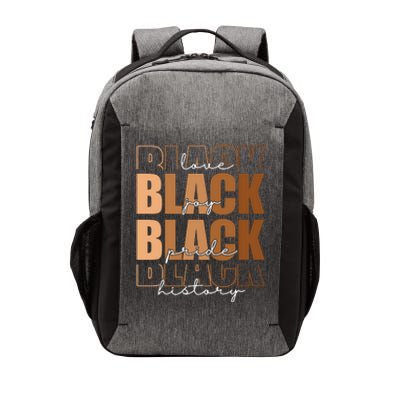 Black History Love Pride Month Melanin Vector Backpack