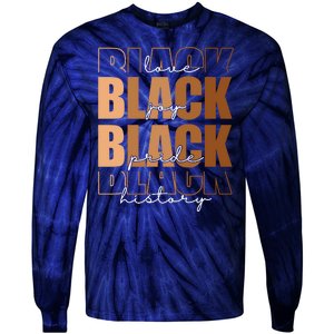 Black History Love Pride Month Melanin Tie-Dye Long Sleeve Shirt