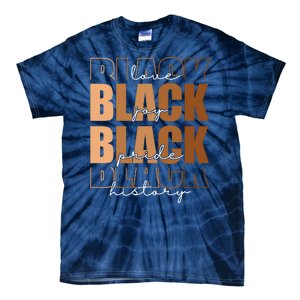 Black History Love Pride Month Melanin Tie-Dye T-Shirt