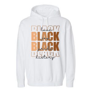 Black History Love Pride Month Melanin Garment-Dyed Fleece Hoodie