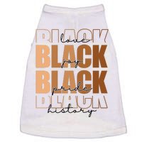 Black History Love Pride Month Melanin Doggie Tank