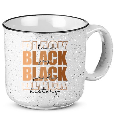 Black History Love Pride Month Melanin 15oz Campfire Ceramic Mug