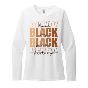 Black History Love Pride Month Melanin Womens CVC Long Sleeve Shirt