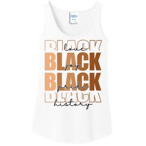 Black History Love Pride Month Melanin Ladies Essential Tank