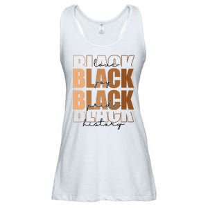 Black History Love Pride Month Melanin Ladies Essential Flowy Tank