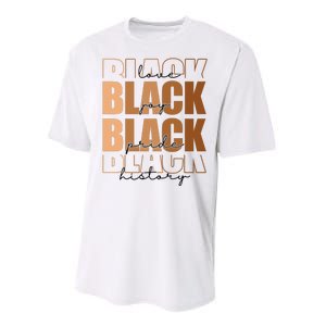 Black History Love Pride Month Melanin Performance Sprint T-Shirt