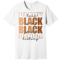 Black History Love Pride Month Melanin Premium T-Shirt