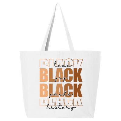 Black History Love Pride Month Melanin 25L Jumbo Tote