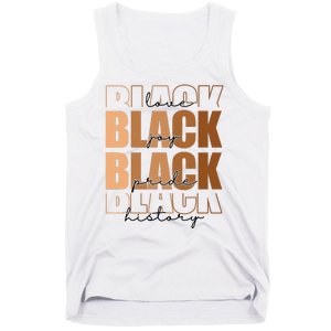 Black History Love Pride Month Melanin Tank Top