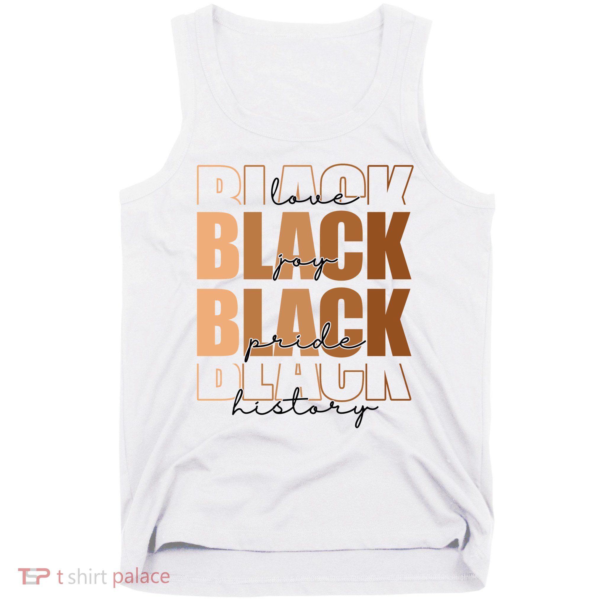 Black History Love Pride Month Melanin Tank Top