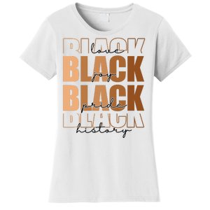 Black History Love Pride Month Melanin Women's T-Shirt