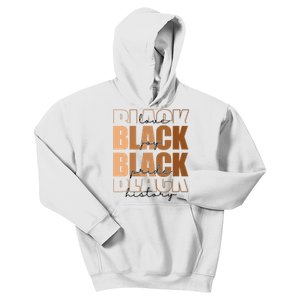 Black History Love Pride Month Melanin Kids Hoodie