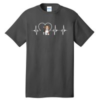 Beagle Heartbeat Love Beagle Tall T-Shirt