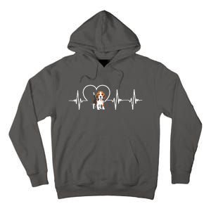 Beagle Heartbeat Love Beagle Tall Hoodie