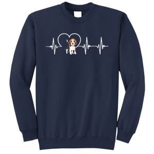 Beagle Heartbeat Love Beagle Sweatshirt