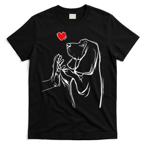 Basset Hound Love Dog  T-Shirt