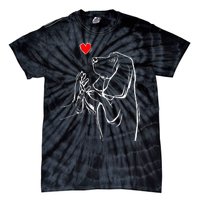 Basset Hound Love Dog  Tie-Dye T-Shirt