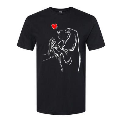 Basset Hound Love Dog  Softstyle CVC T-Shirt