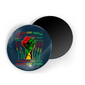 Black History Leaders Fist Hand Juneteenth African American Magnet