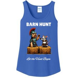 Barn Hunt Lover Cute Warrior Rat And Yorkshire Terrier Dog Gift Ladies Essential Tank