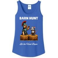 Barn Hunt Lover Cute Warrior Rat And Yorkshire Terrier Dog Gift Ladies Essential Tank