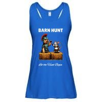 Barn Hunt Lover Cute Warrior Rat And Yorkshire Terrier Dog Gift Ladies Essential Flowy Tank